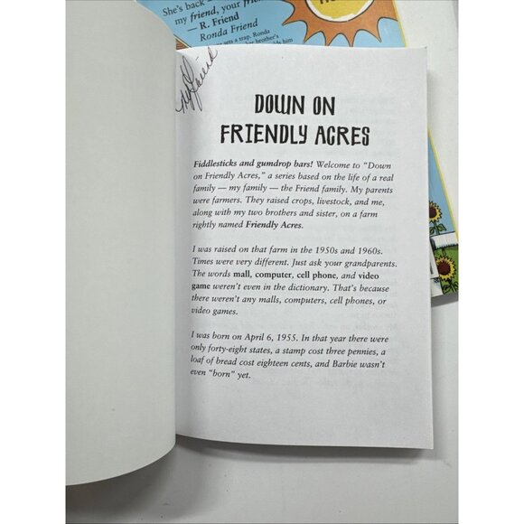 Down On Friendly Acres Books Set 1-6 Paperback Sunflower Seeds R Friend Children - Picture 11 of 16